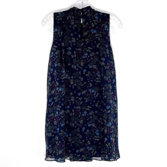 BCBGeneration Dress Women XXS Shift Dress Floral Lined Flowy Sleeveless Boho - Picture 2 of 11